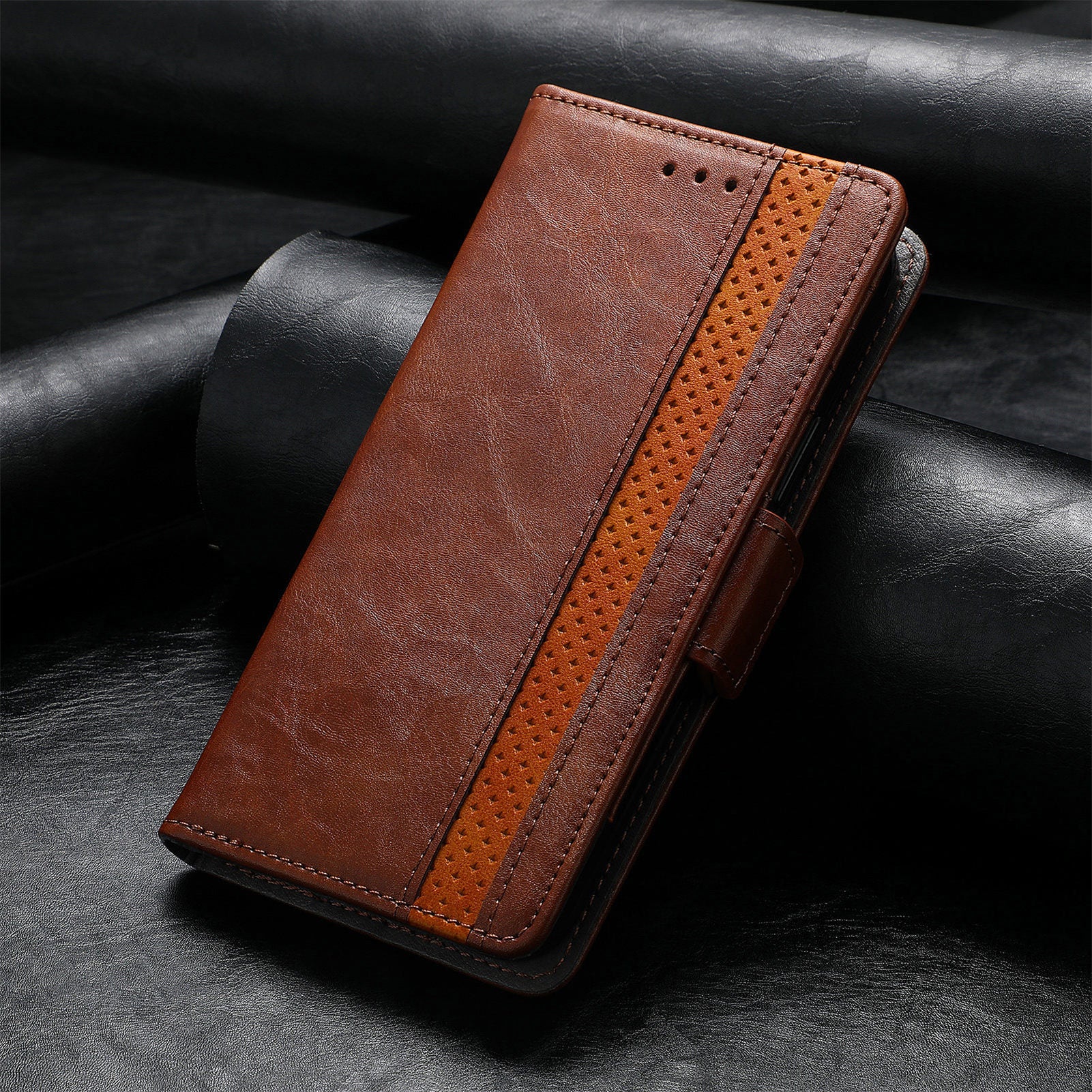 CASENEO 002 Series for Xiaomi Redmi A1 4G A2 4G Poco C50 4G Business Splicing Style RFID Blocking PU Leather TPU Phone Case Wallet Stand Cover CASENEO 002 Series for Xiaomi Redmi A1 4G A2 4G Poco C50 4G Business Splicing Style RFID Blocking PU Leather TPU Phone Case Wallet Stand Cover